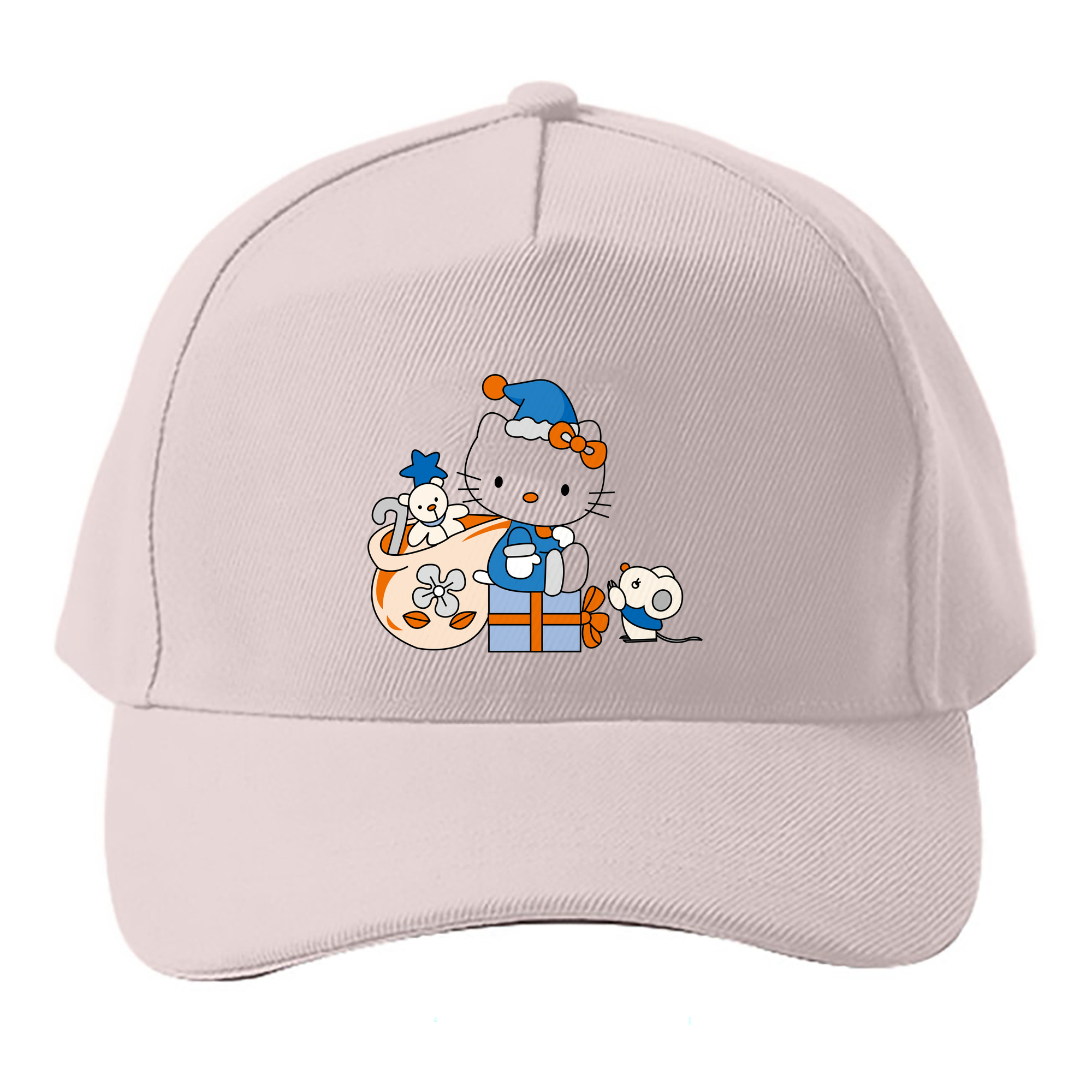 （画像用） Hello Kitty ハローキティ ベースボールキャップ 綿100％ 男女兼用 帽子 スポーツ